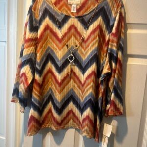 NWT Sz 3x Alfred Dunner sunset canyon
Blouse